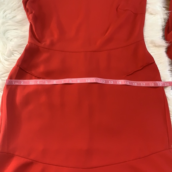 The Limited Sophie Theallet red dress with sash 10 - Picture 6 of 13